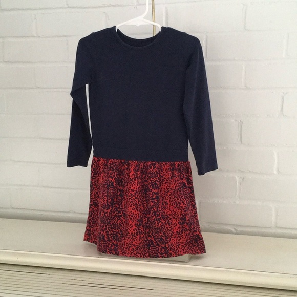 Traditional-Simple Egg Girls Navy Blue/Red School Casual Dress Size 6 - Picture 6 of 6